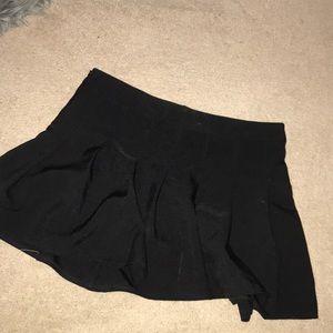 Black tennis skirt